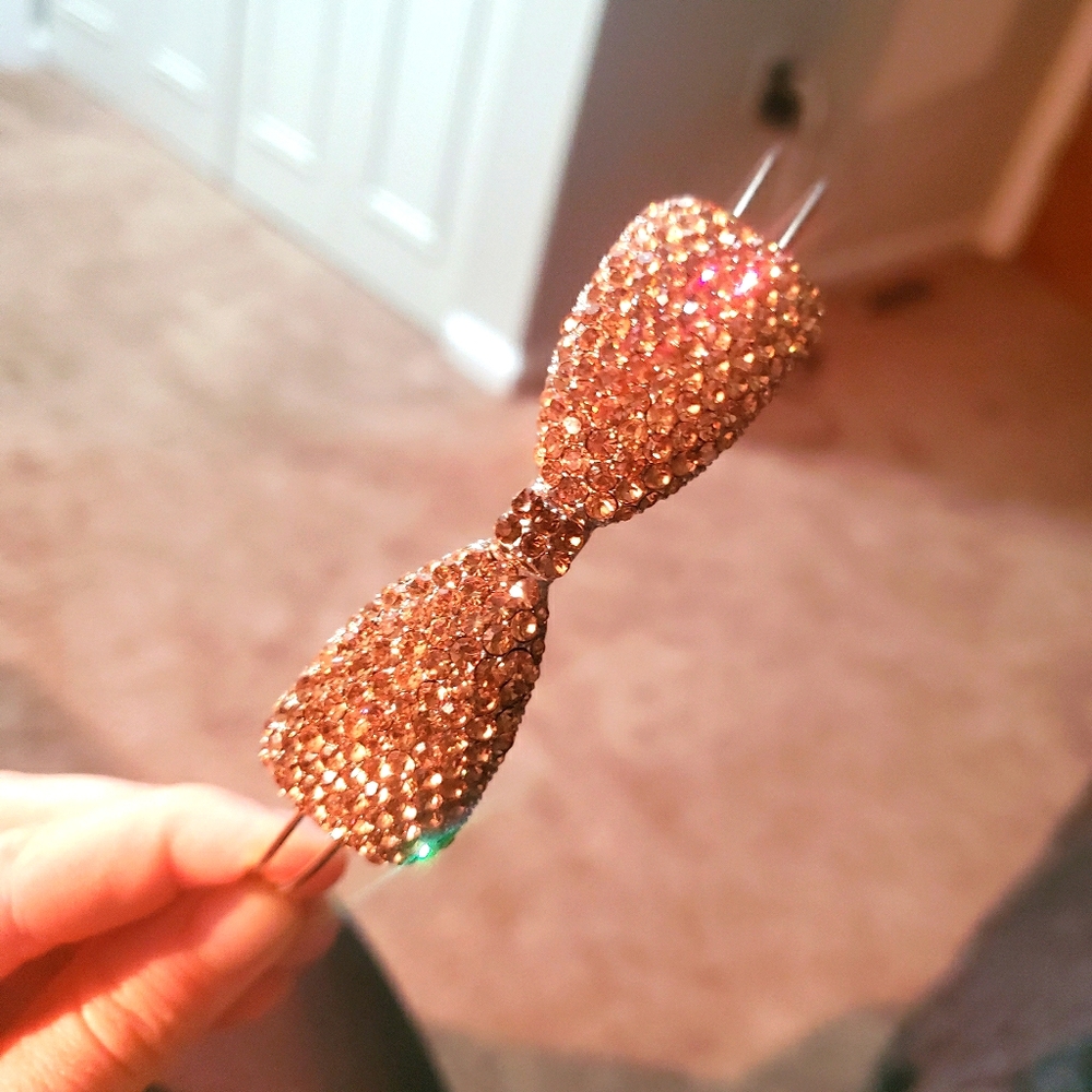 Swarovski crystal bow headband